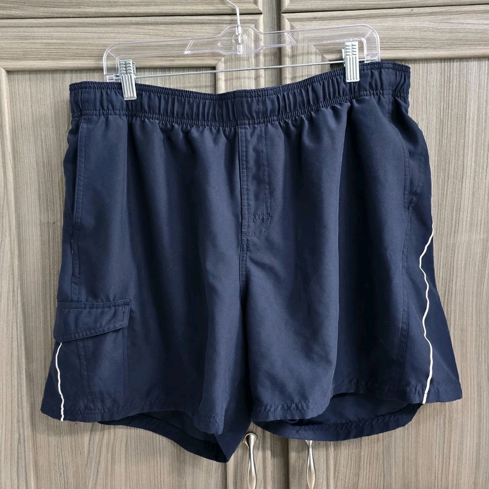 Nike Mens Sport/Jogging Shorts  XL Blue With White